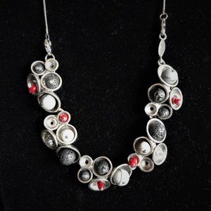 Handcrafted 2in1 Pewter Necklace/Bracelet